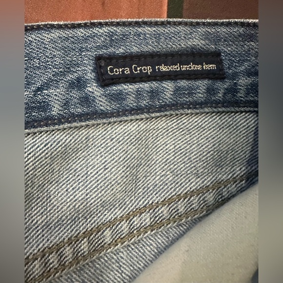 Citizens of Humanity Cora Crop Relaxed Undone Hem
Premium Button Fly Jeans Sz 27 - Picture 9 of 13
